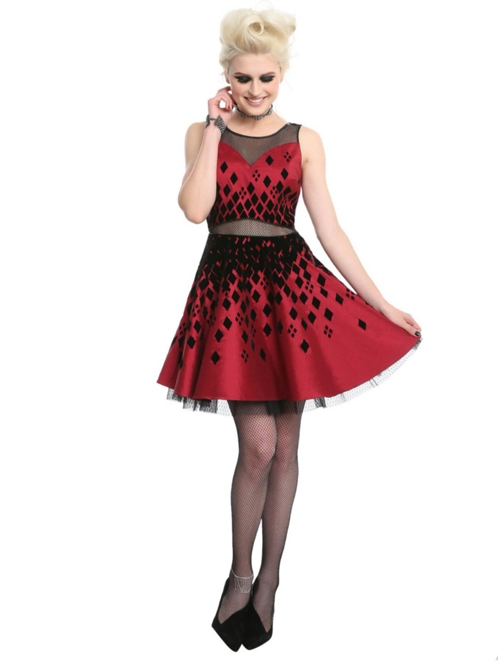 DC Comics Limited Edition Collection by Hot Topic Harley Quinn Formal Dress